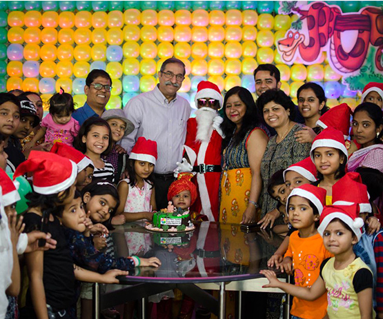 Christmas party for paediatric cancer